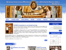 Tablet Screenshot of franciscanasnatividad.com